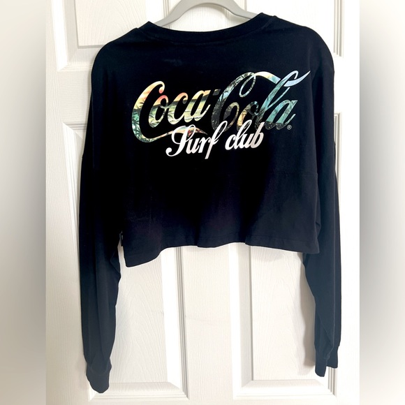 KITH WOMEN X COCA-COLA SURF CLUB L/S TEE - BLACK - SMALL - Picture 3 of 4